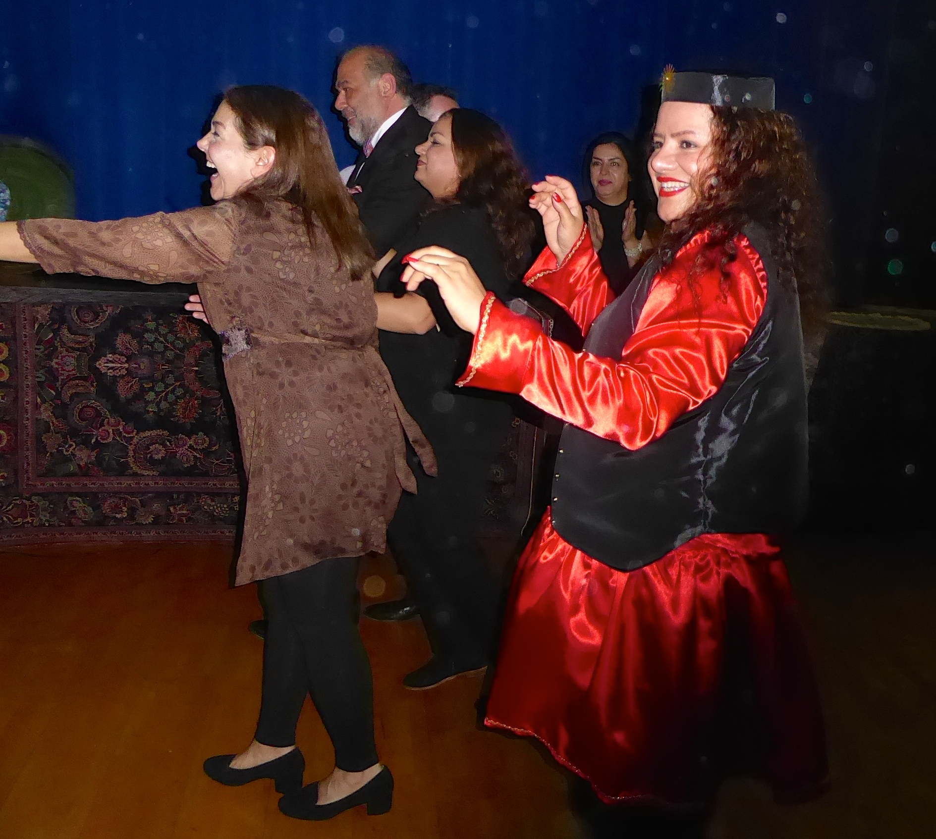 Iranian dancing followed the meal