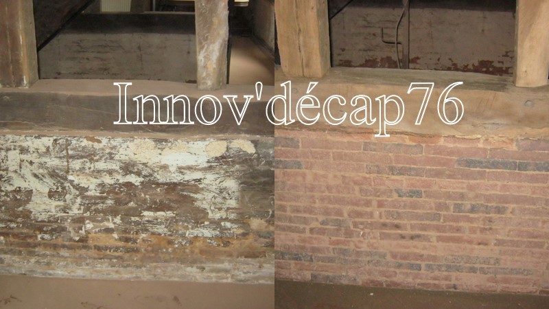janvier 2013 Intérieur d'une maison à Bézancourt : sous bassement
