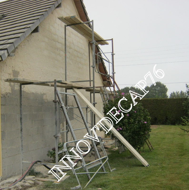 Septembre 2012 : Façade à Corcheval