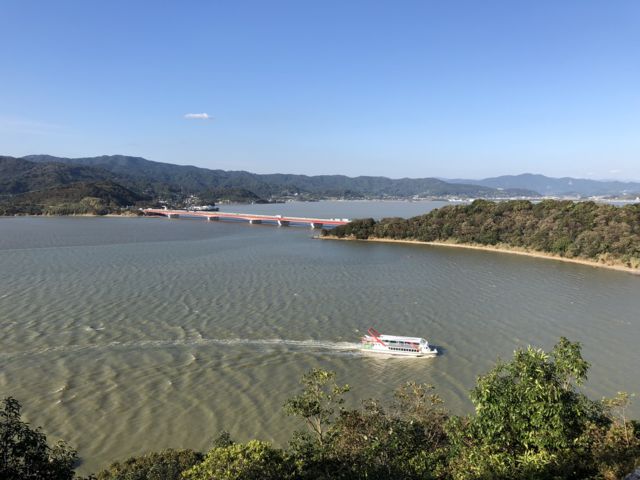 舘山寺展望台から望む浜名湖