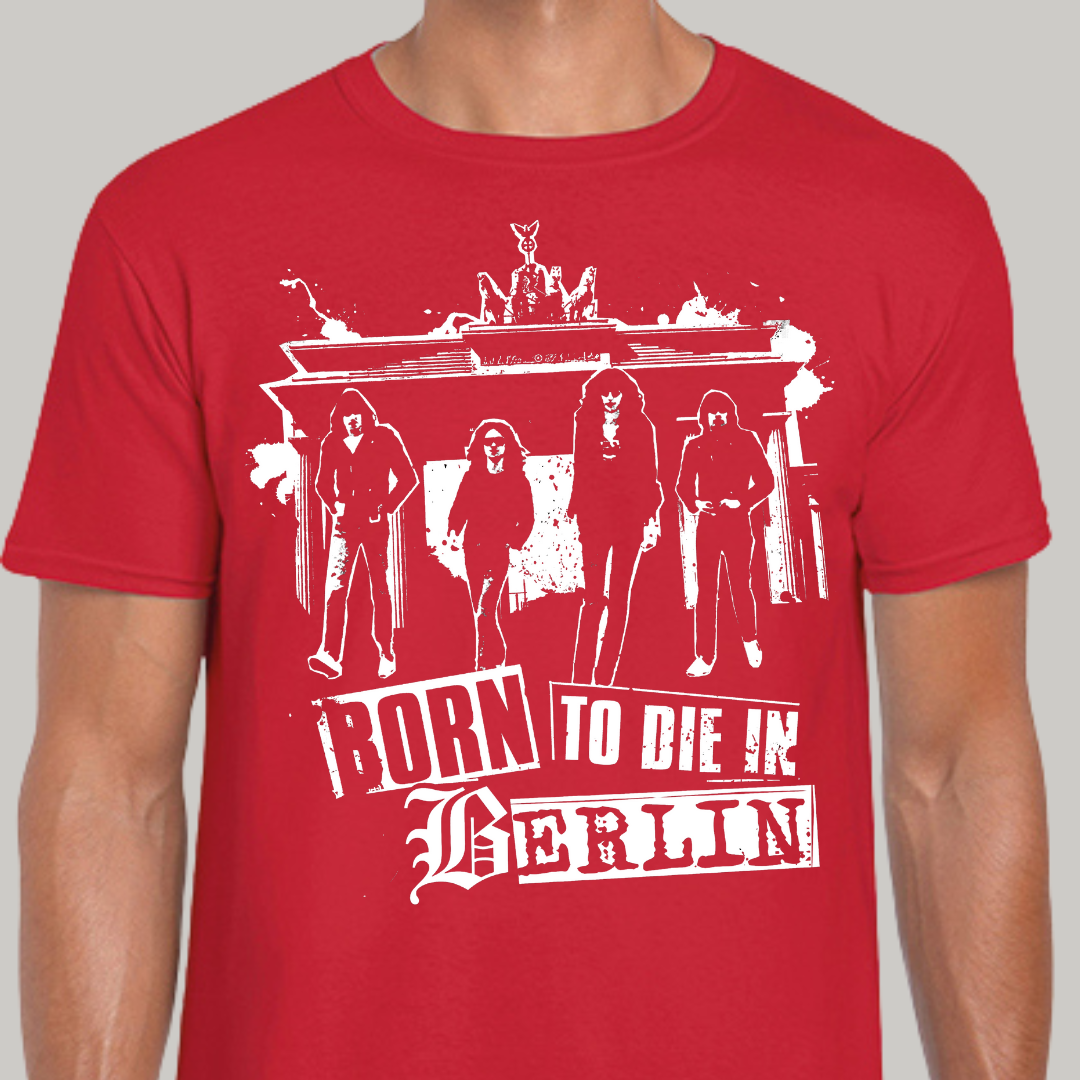 RAMONES MUSEUM BORN TO DIE IN BERLIN SHIRTS - ♬