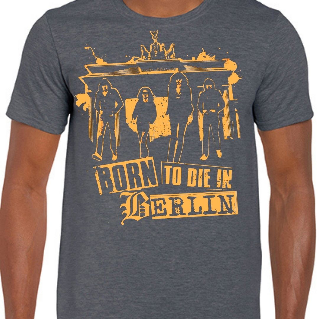 RAMONES MUSEUM BORN TO DIE IN BERLIN SHIRTS - ♬