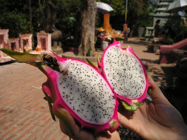 camboja, Fruta Do Dragão Camboja Frutas Comer Doce