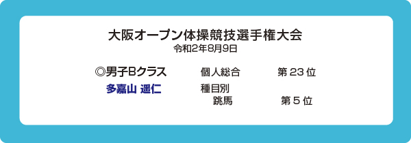 大阪オープン体操競技選手権大会