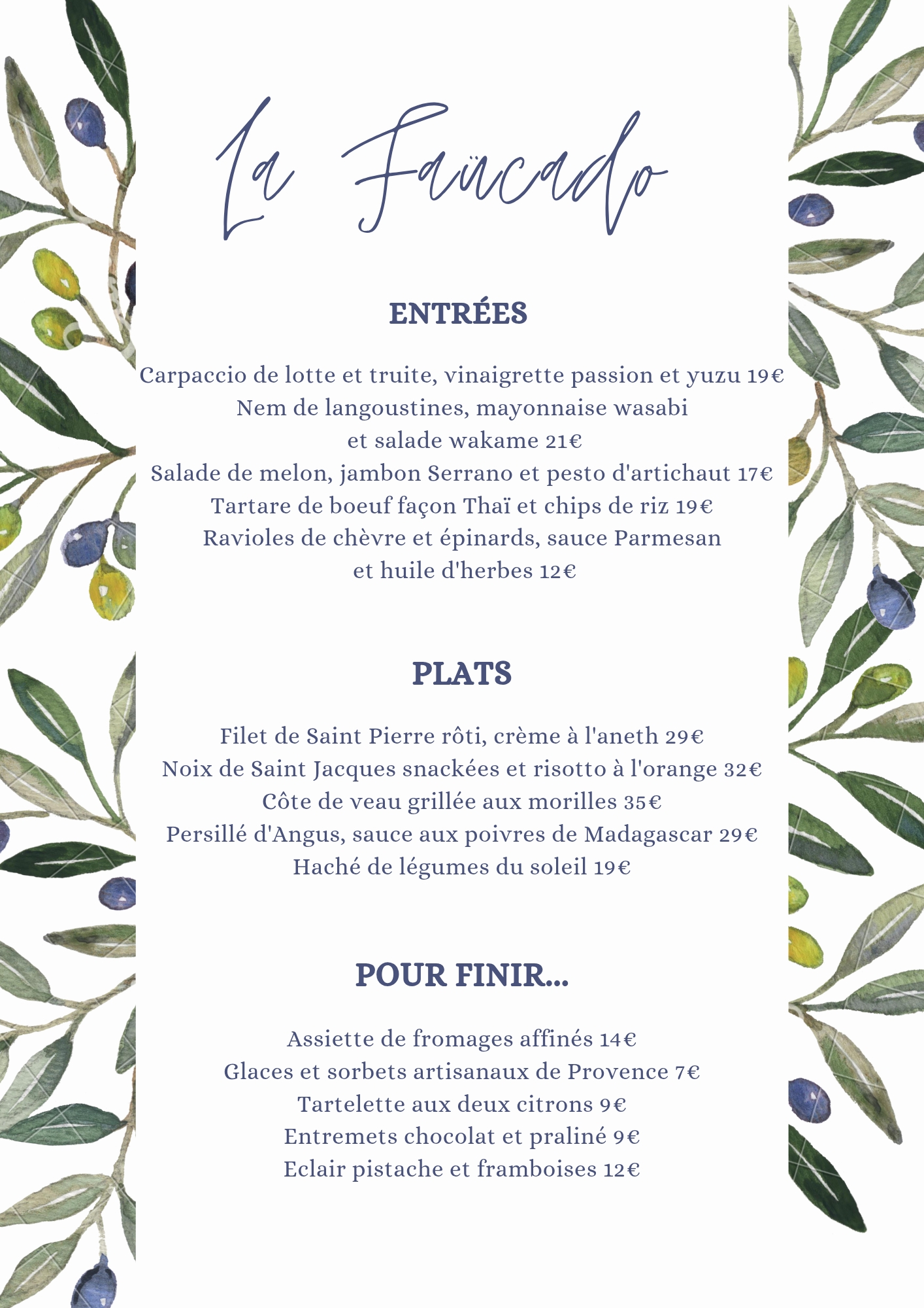 Carte du moment 