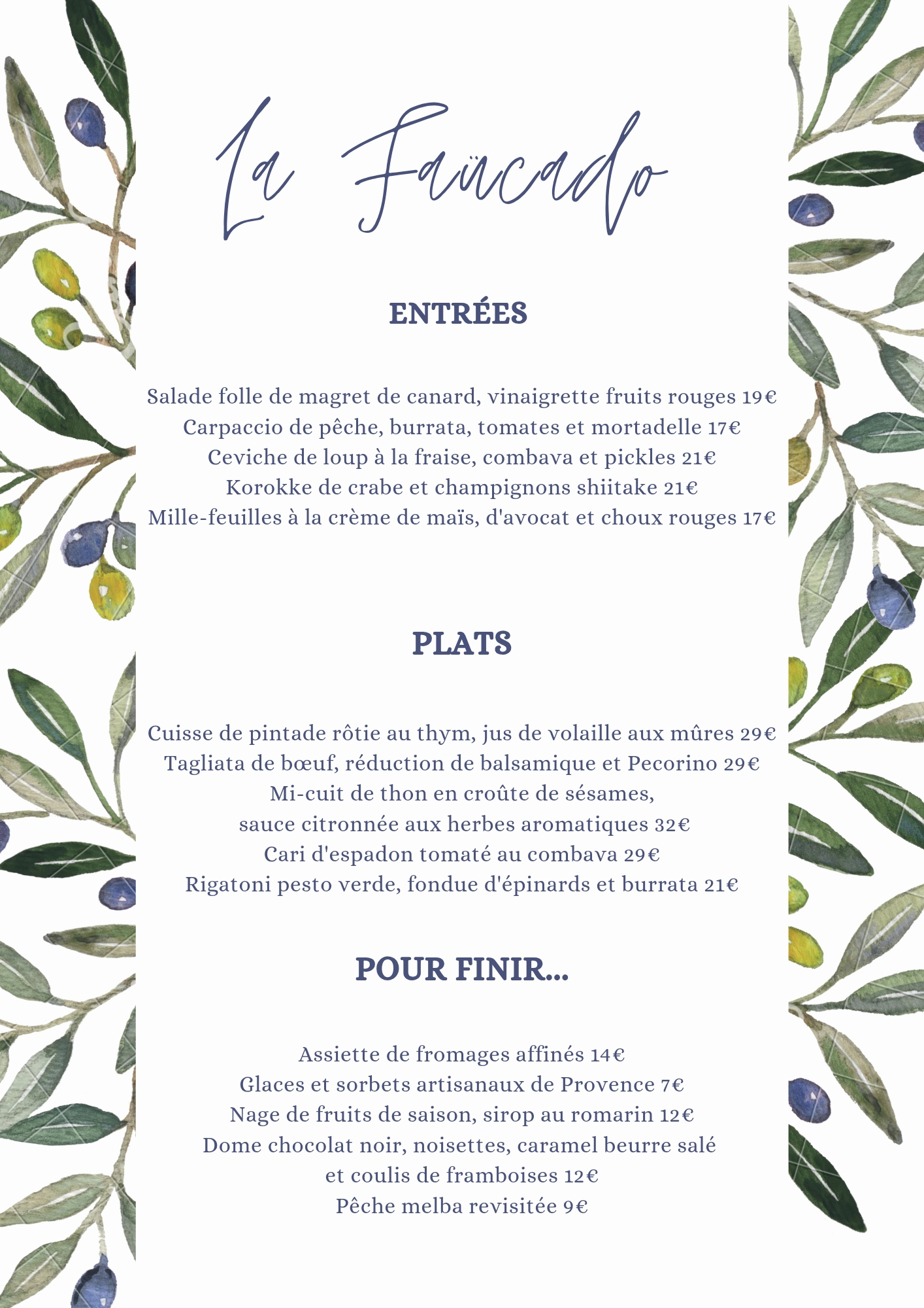 Carte du moment 