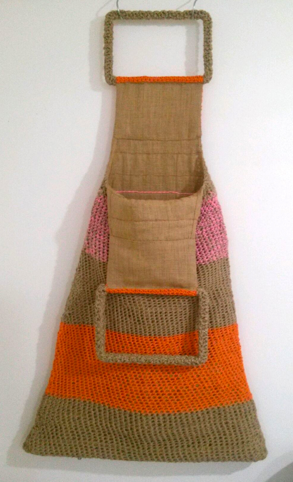 Sac de ménagère, ficelle et drisses au crochet - 1971