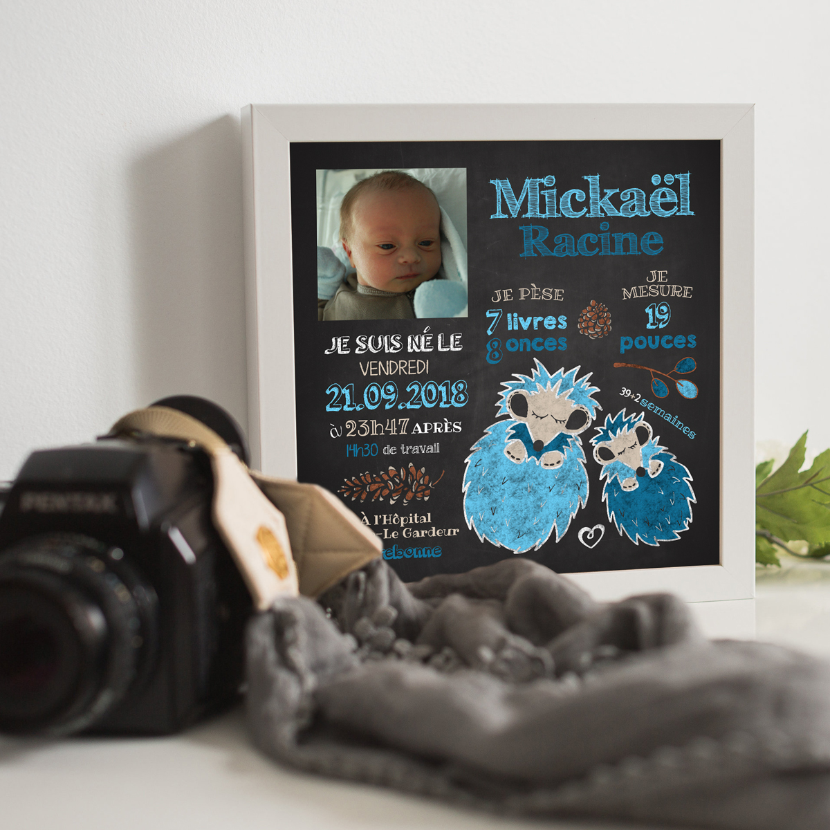 Affiche de naissance