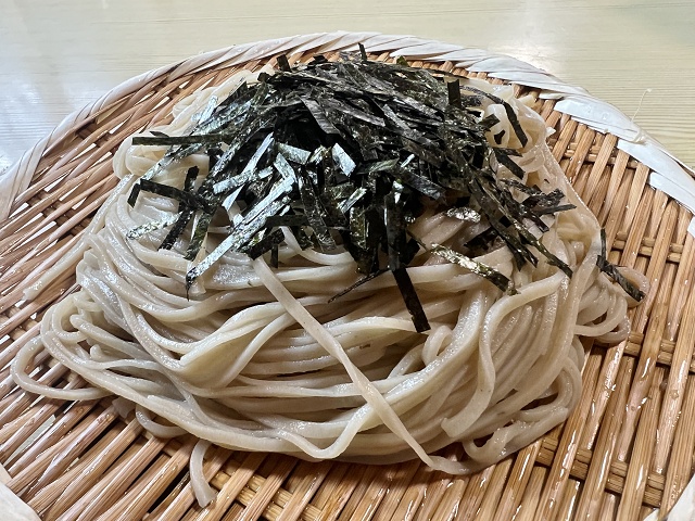 東京のご当地蕎麦 深大寺そば 深水庵のざるそば