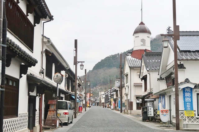 広島県の面白い地名 上下 上下の町並み