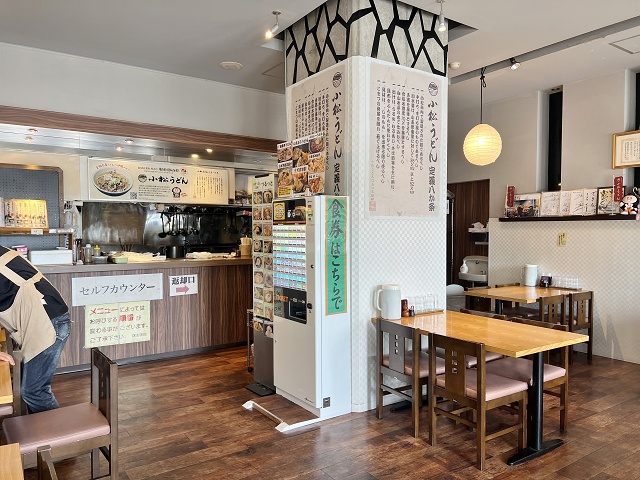 石川県のご当地うどん 小松うどん 小松うどん道場つるっと
