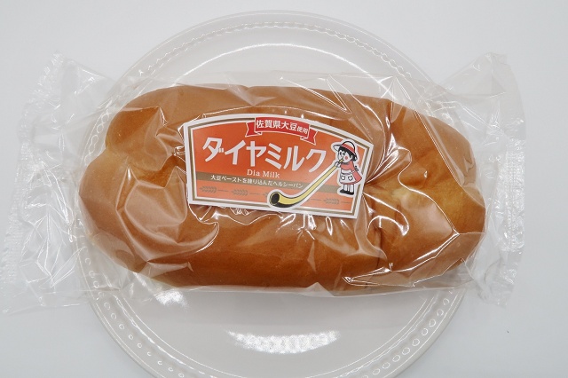佐賀のご当地パン ダイヤミルク
