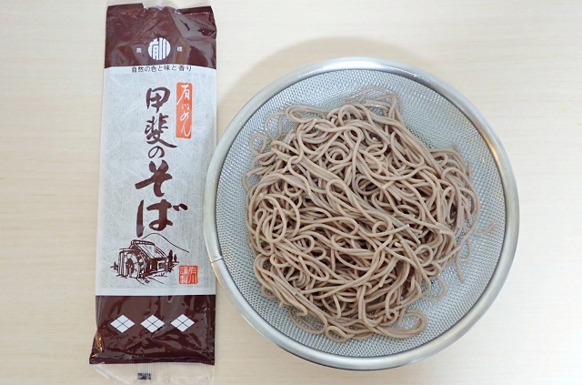 山梨のご当地蕎麦 有川めん 甲斐のそば