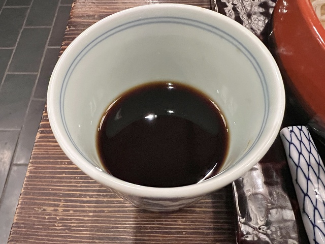 東京のご当地蕎麦 室町砂場 そばつゆ