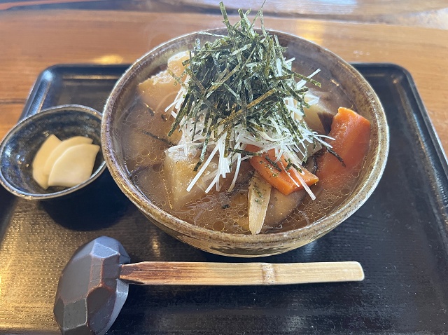 茨城のご当地そば けんちんそば