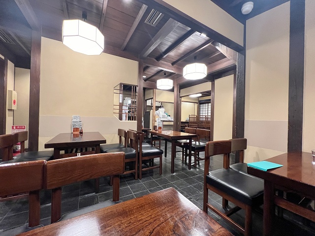東京のご当地蕎麦 大阪屋砂場 店内