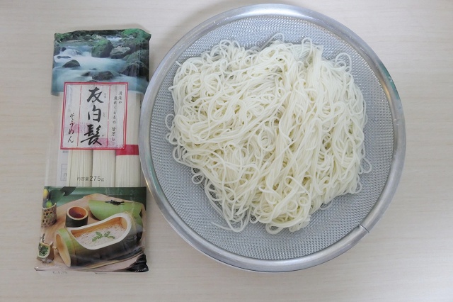 兵庫県のご当地麺 加藤産業 友白髪そうめん