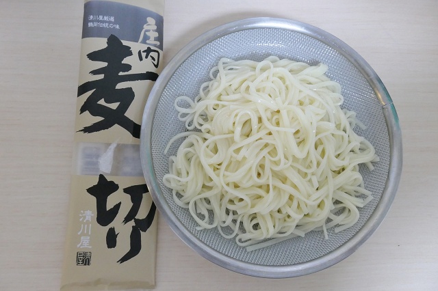 山形県のご当地うどん 麦切り 清川屋4