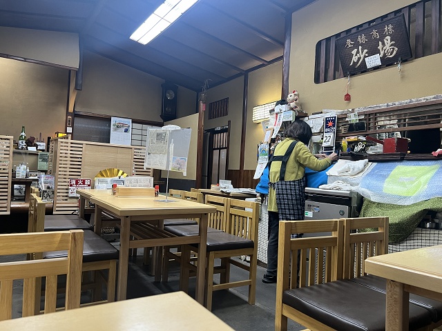 東京のご当地蕎麦 南千住砂場総本家 店内