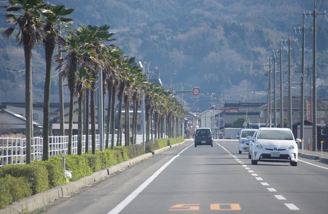 鳥取県のおもしろい地名 はわい はわいの道路