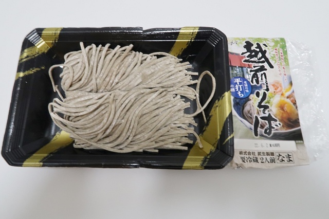福井県のご当地蕎麦 越前そば平打ち 武生製麺