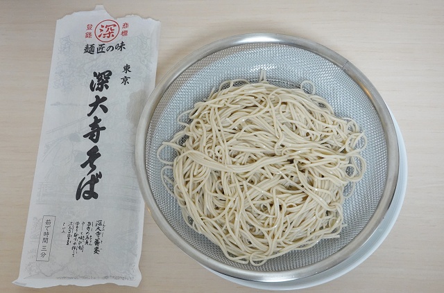 東京のご当地蕎麦 深大寺そば 島田製粉