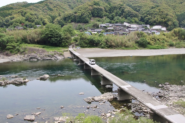 高知県旅行 四万十川 沈下橋