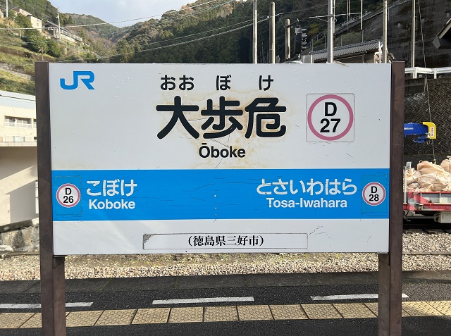 徳島県三好市 大歩危駅