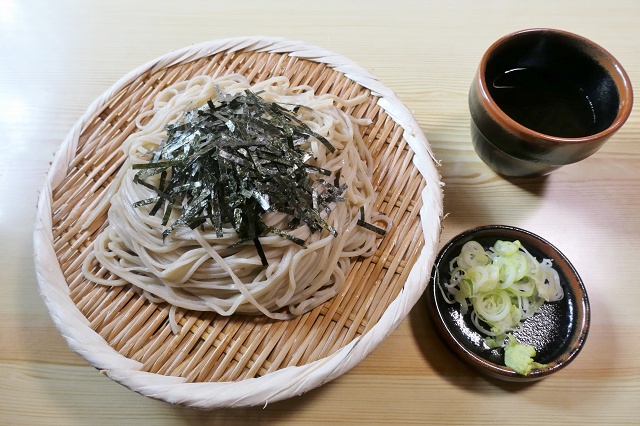 東京のご当地蕎麦 深大寺そば 深水庵のざるそば