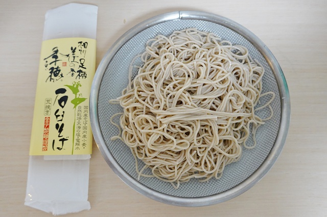 神奈川県のご当地蕎麦 金子製麺 石臼そば