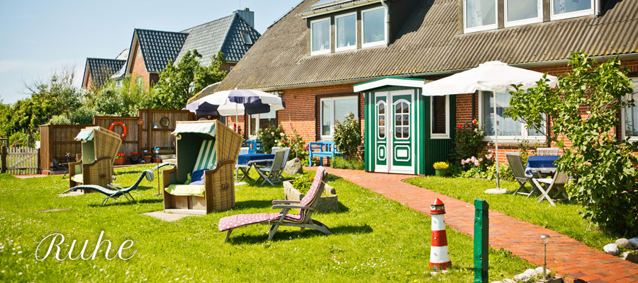 Haus Helgoland auf der Hallig Hooge - Ferienwohnungen im Wattenmeer