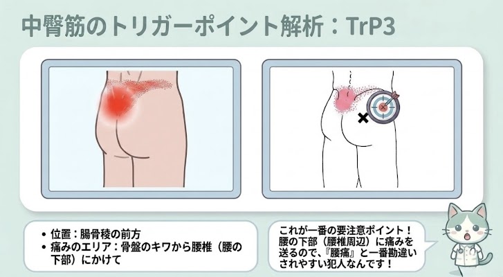 腰が痛いのに、本当の原因は腰ではないことがあります。