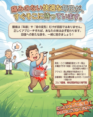 大好きなゴルフを諦めたくない！坐骨神経痛を克服