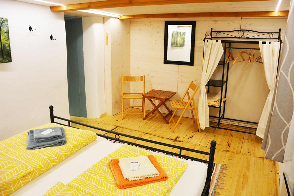 Doppelzimmer Kuschelnest im Waldviertler Seminarhaus Gauguschmühle