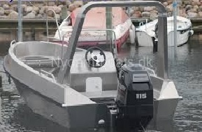 Megalodon 600 Tinn Silver Scandica Aluboot Aluminiumboot Bootsscheune Honda bf100