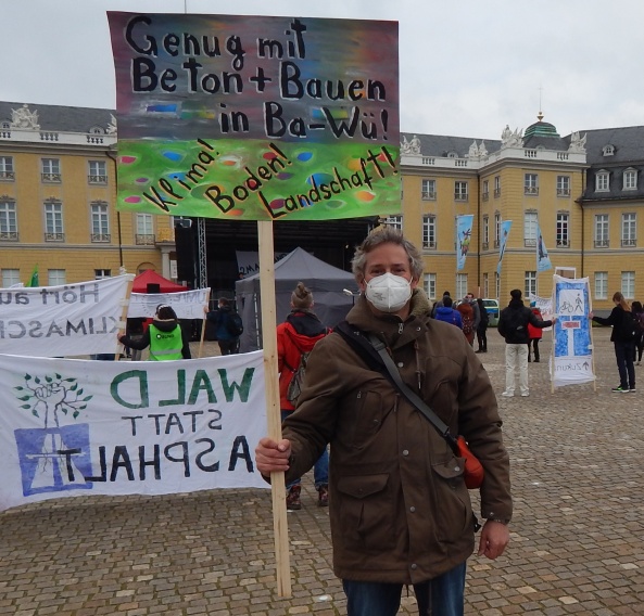 Klimastreik und Bodenthema zusammen - in KA mit Bühne, Abstand, Maske 19.3.21