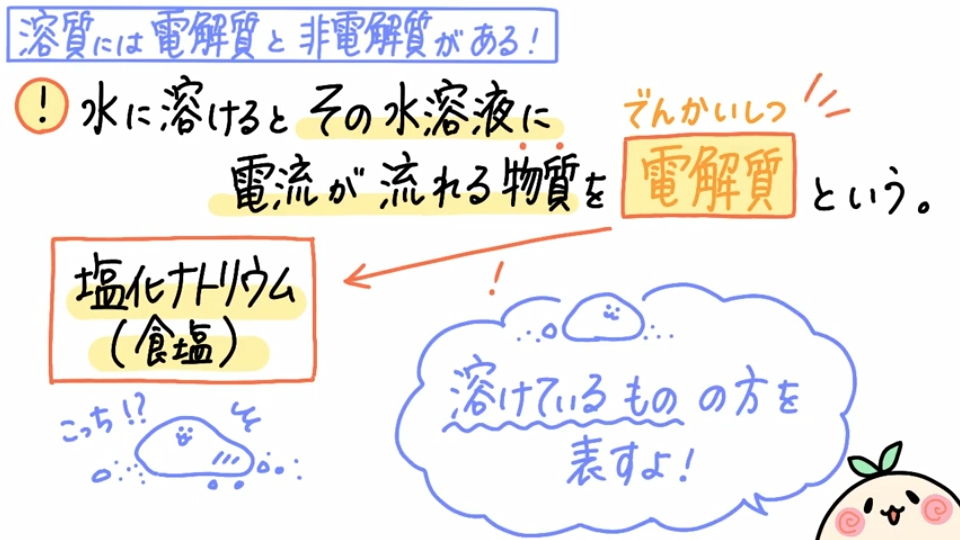 3年 電解質と非電解質【まとめ】 - 【ぽにょんの授業動画】