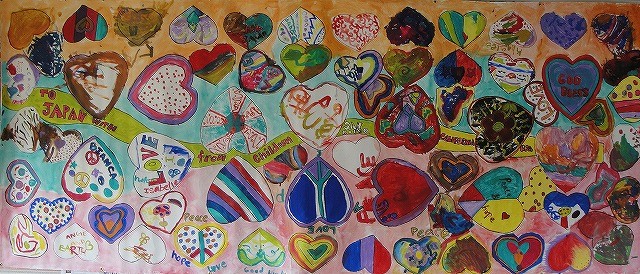 アメリカから送られてきた被災地応援壁画 - Japan Art Mile