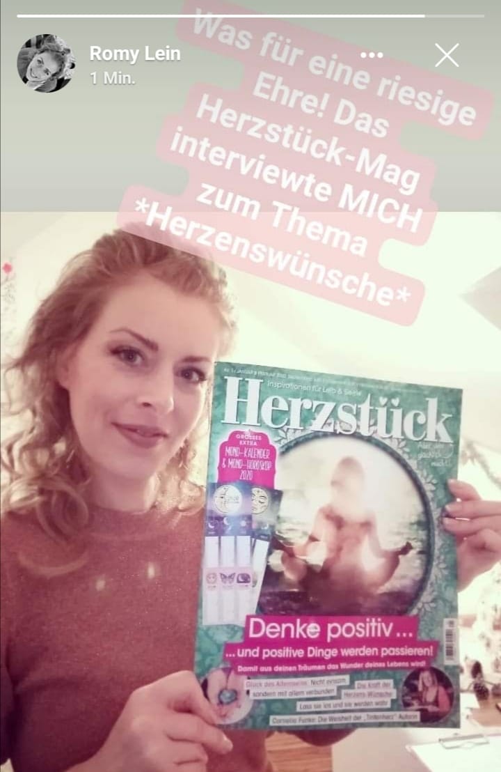 Vielen Dank für das Interview mit dem Herzstück Magazin