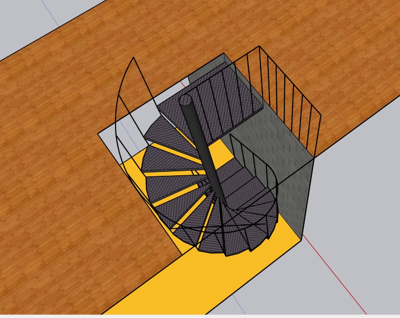Diseño de Escalera mixta 