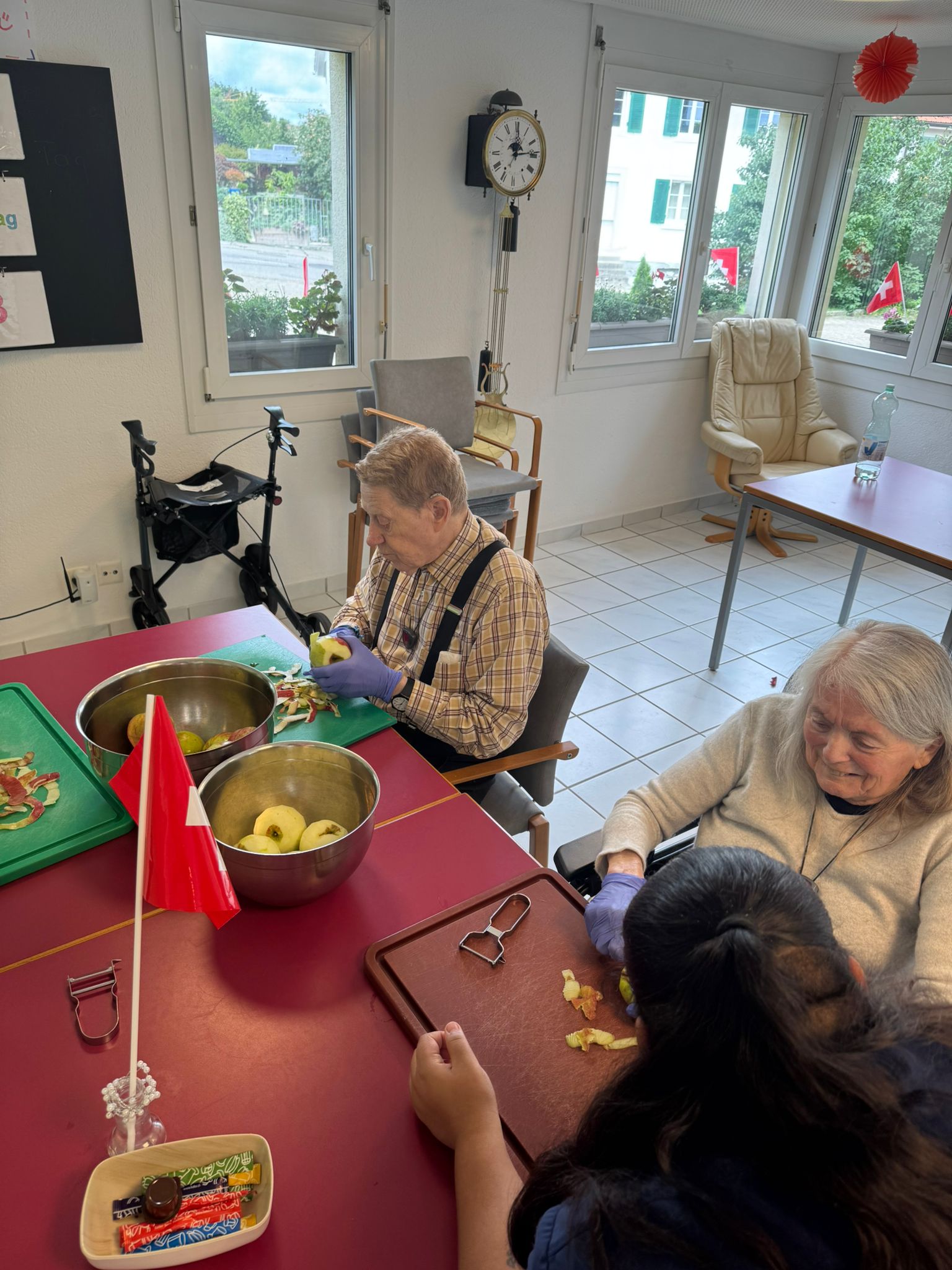 Bewohner in der Aktivierung "Rüsten"