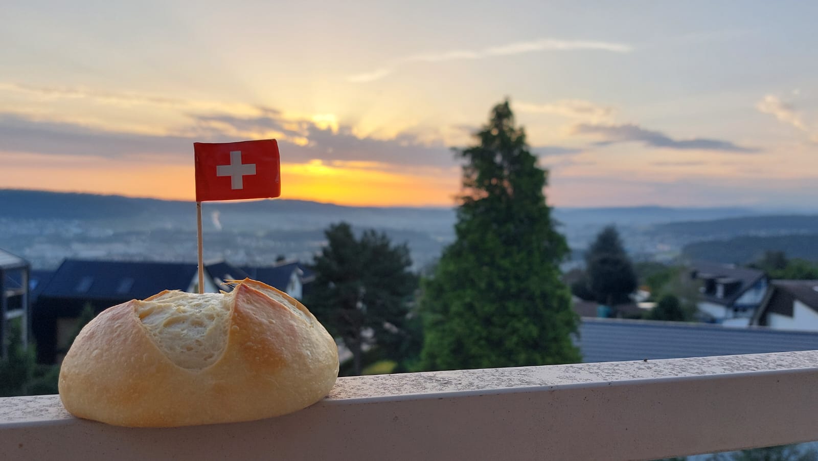 Sonnenaufgang am 1. August