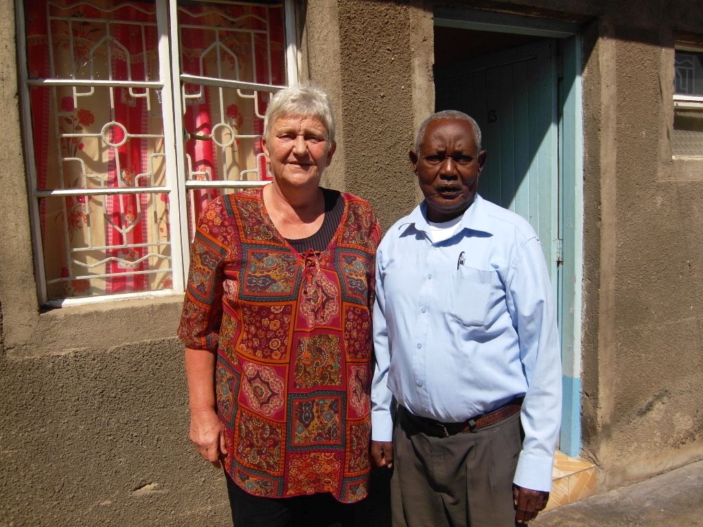 Barbara Rolle und Samuel Gitau