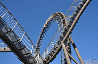 Hier ein kleiner Ausschnitt der Landmarke Tiger & Turtle- Magic Mountain   in Duisburg Wanheim auf der Ehingerstraße 117. 