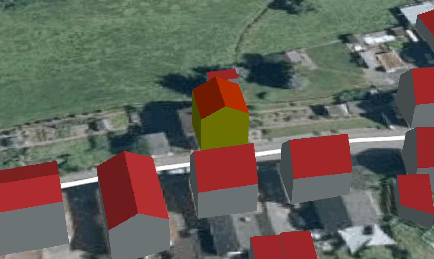 Immobilienlage in 3D