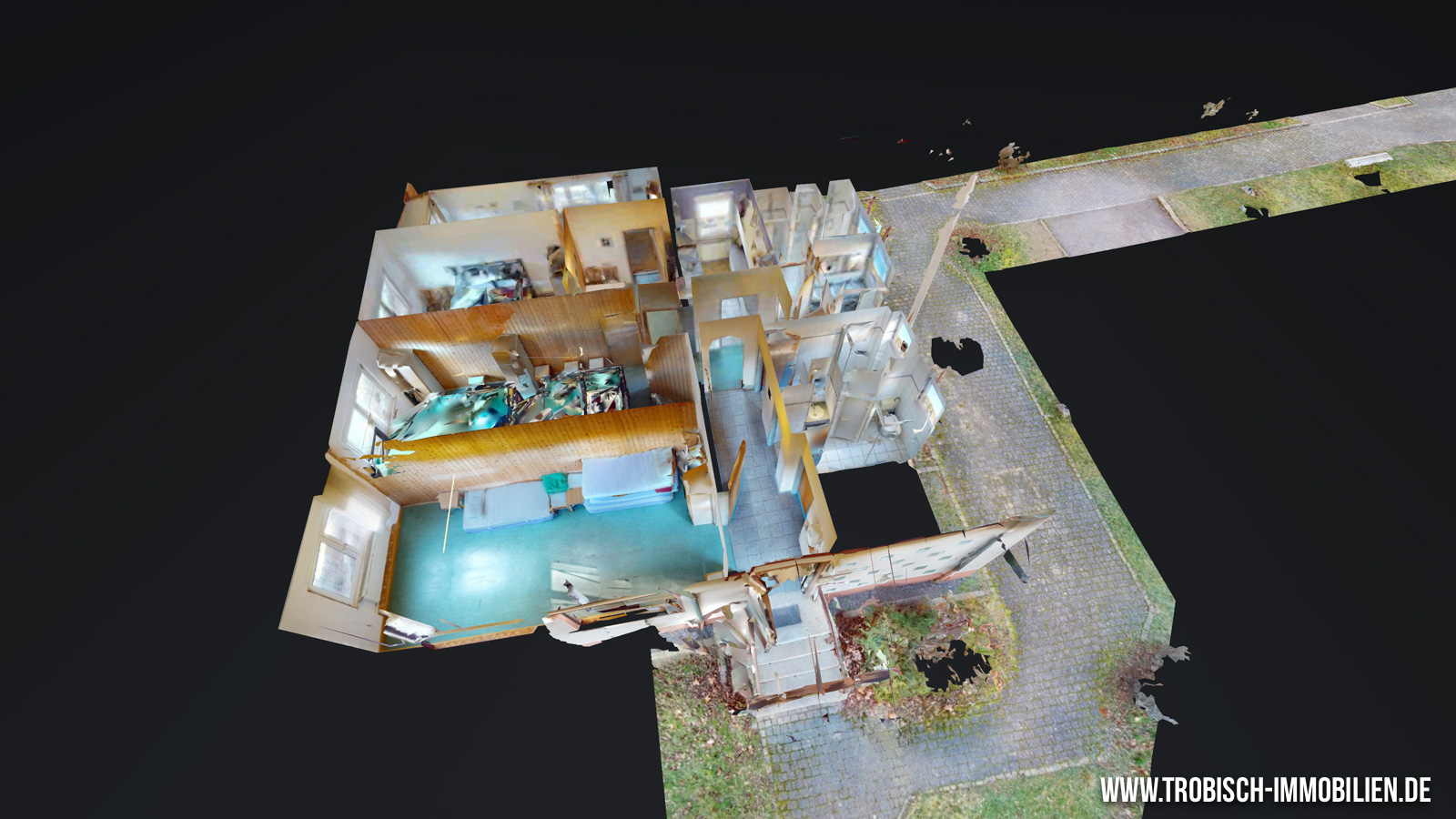 Jugendherberge Grundriss 3D