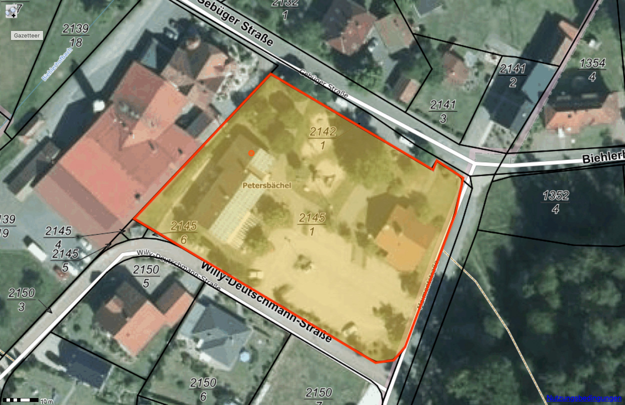 Lageplan-Farbe