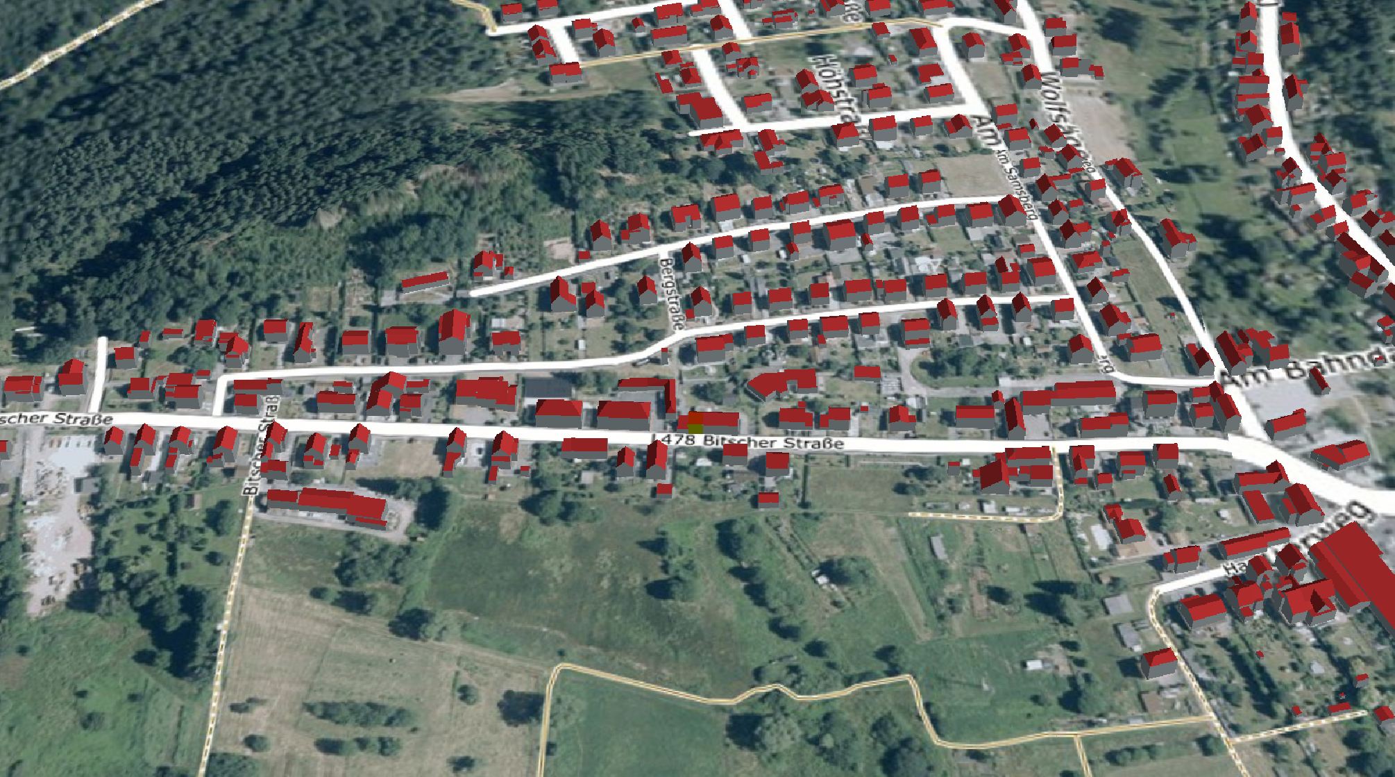 Immobilienlage in 3D