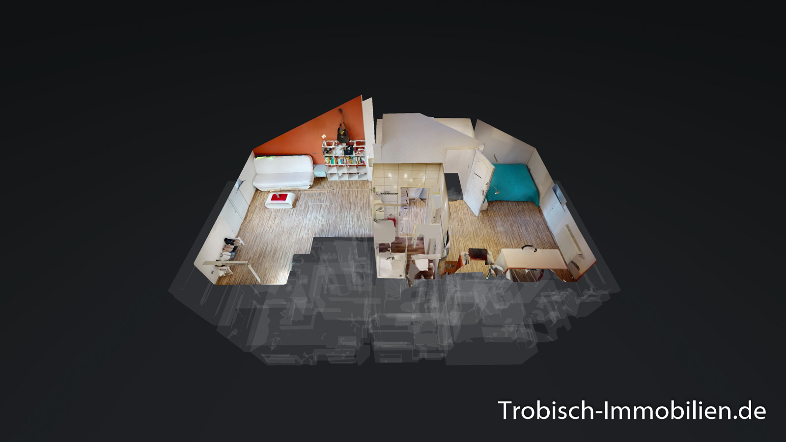Grundriss - DG -3D