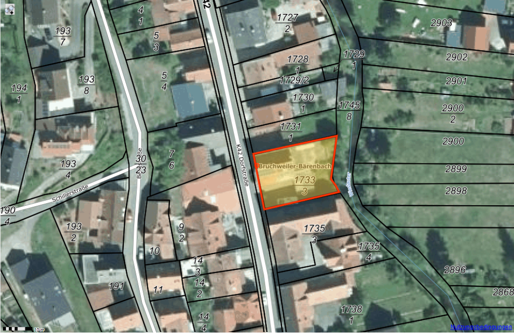 Lageplan Farbe